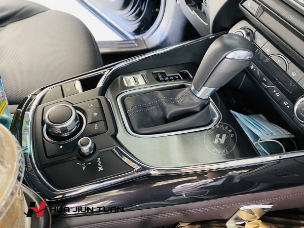 黑鈦絲 排檔貼片+按鍵飾板